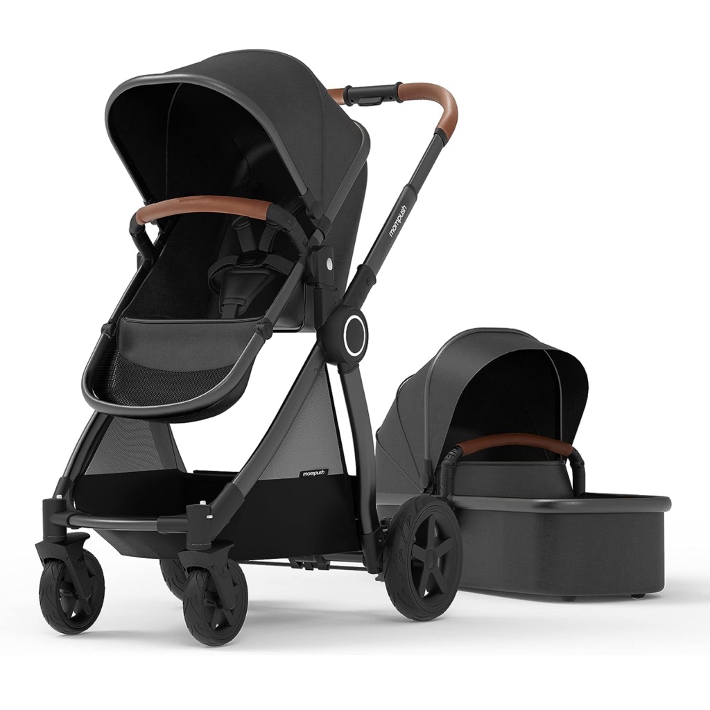 Mompush Ultimate 2 Baby Stroller With Bassinet Attachment